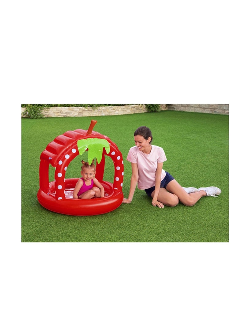 Bestway - Paddling Pool with Strawberry Sunshade - 52387