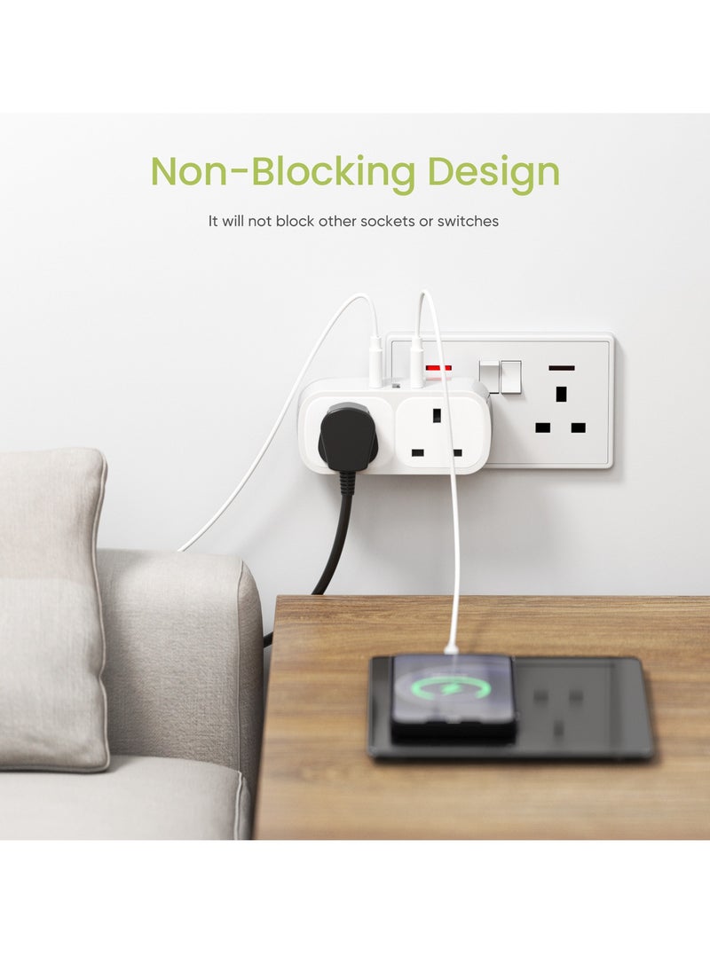 لينسينت وصلة توصيل USB LENCENT مع 3 منافذ USB  - Image 5