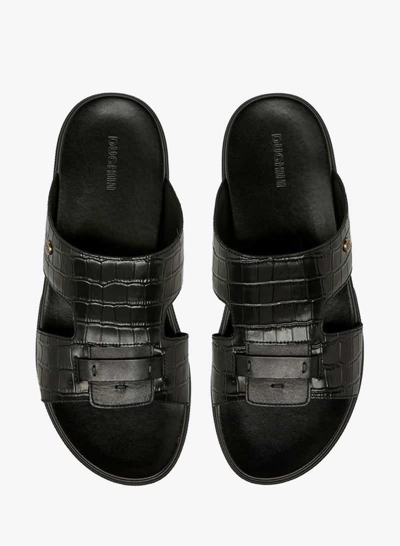DUCHINI Men Leather Comfort Sandals - Image 2