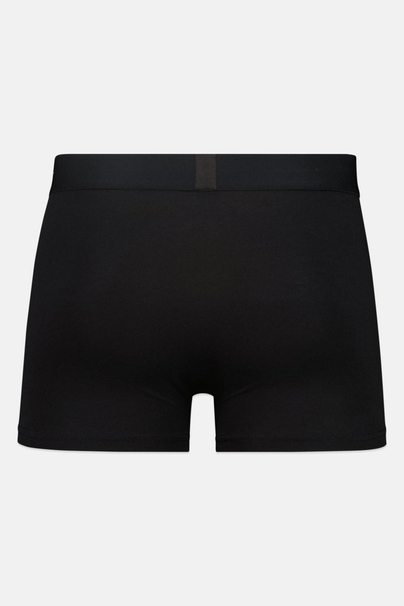 UCLA Men Brand Logo 3 Pack Boxer Trunks, Black - Image 2