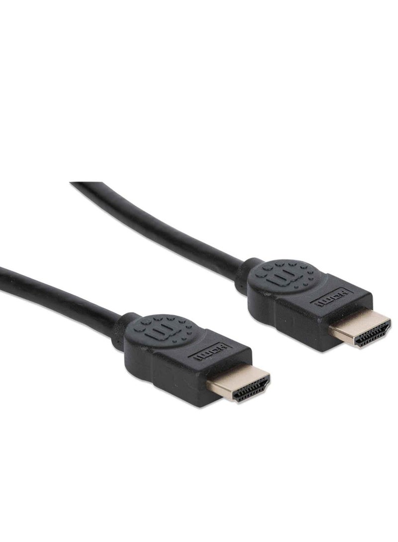 Manhattan Excellent HDMI cable excellent by HAC by the Manhattan Broadcast, with audio back channel and support for 4K UHD, 60 Hz frequency and data transfer rate of 18 GB per second and features a male HDMI tip - Image 4