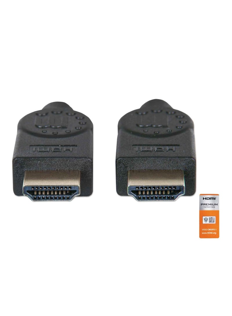 Manhattan Excellent HDMI cable excellent by HAC by the Manhattan Broadcast, with audio back channel and support for 4K UHD, 60 Hz frequency and data transfer rate of 18 GB per second and features a male HDMI tip - Image 5