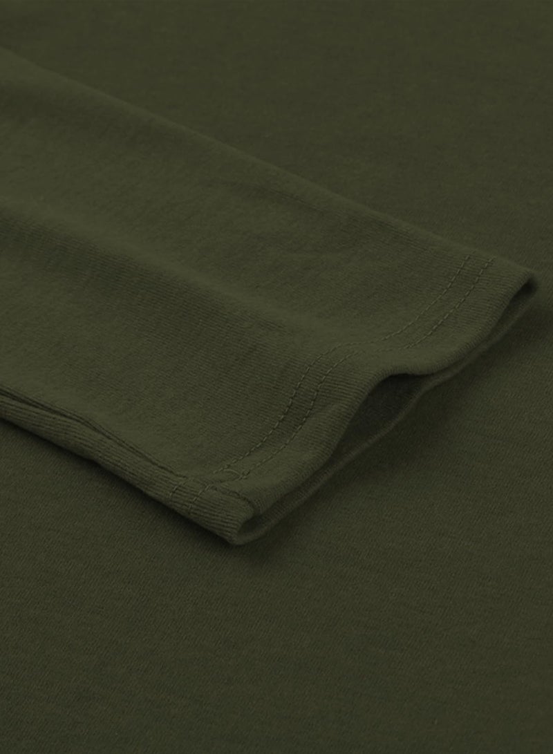 Poetsky XXXL Olive Green Women Shirts Dressy Casual 2026 Tunic Sweaters Loose Fit Workout Tops Petite Sweater Dress with Pockets Plus Size Outfits to Wear with Leggings - Image 2
