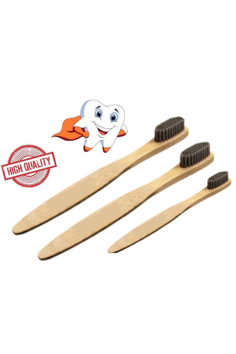 magic care  Toothbrush Complete Clean 2pcs For adults +1pcs For children - Image 1