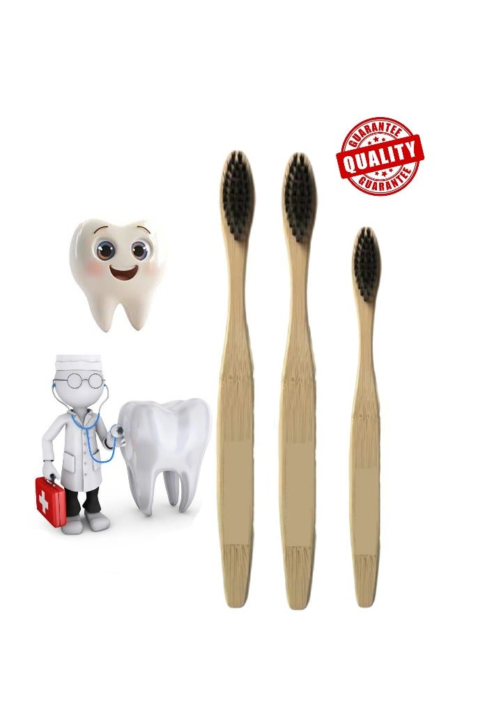 magic care  Toothbrush Complete Clean 2pcs For adults +1pcs For children - Image 2