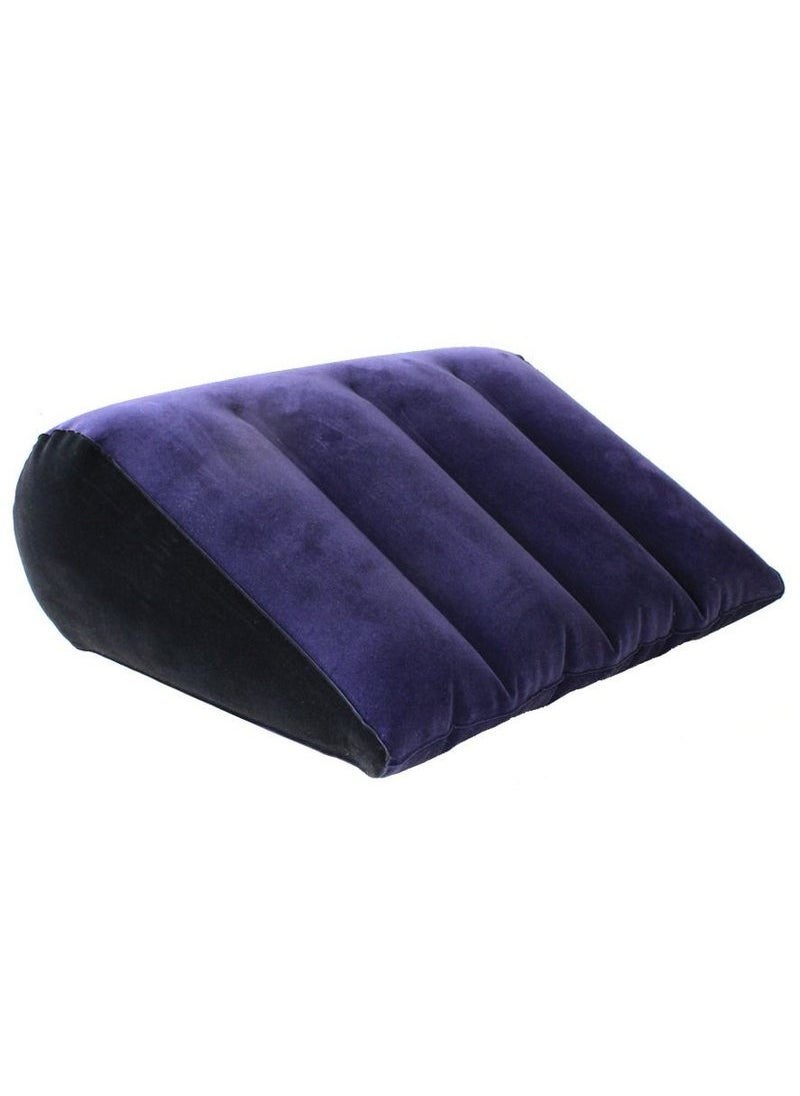 Captaintech - Inflatable Throw Synthetic Positions Pillow， For Back, Leg Elevation & Knee Support. Bed Wedge Pillow - Image 1