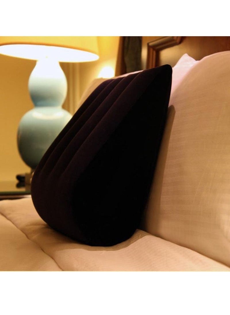 Captaintech - Inflatable Throw Synthetic Positions Pillow， For Back, Leg Elevation & Knee Support. Bed Wedge Pillow - Image 1