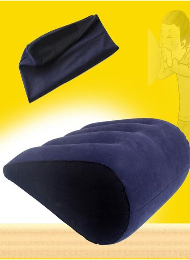 Captaintech - Inflatable Throw Synthetic Positions Pillow， For Back, Leg Elevation & Knee Support. Bed Wedge Pillow - Image 1