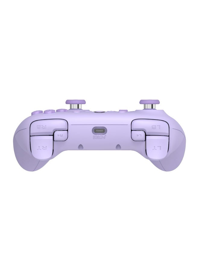 8بت دو وحدة تحكم سلكية 8BitDo Ultimate 2C لأجهزة الكمبيوتر التي تعمل بنظامي التشغيل Windows و Android، مع معدل استطلاع يبلغ 1000 هرتز، وعصي تحكم تعمل بتأثير هول، ومحفزات هول، ومصدات L4/R4 قابلة لإعادة التعيين (أرجواني) - Image 3