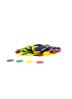 hand2mind hand2mind Plastic Solid Bingo Chips, Chips for Games, Counting Manipulatvies, Game Chips, Math Counters for Kids, Counting Chips, Math Manipulatives, Math Bingo, Counters for Kids Math (Set of 200)  - Image 2