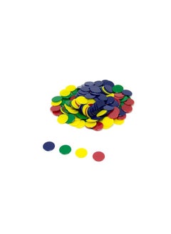 hand2mind hand2mind Plastic Solid Bingo Chips, Chips for Games, Counting Manipulatvies, Game Chips, Math Counters for Kids, Counting Chips, Math Manipulatives, Math Bingo, Counters for Kids Math (Set of 200)  - Image 3