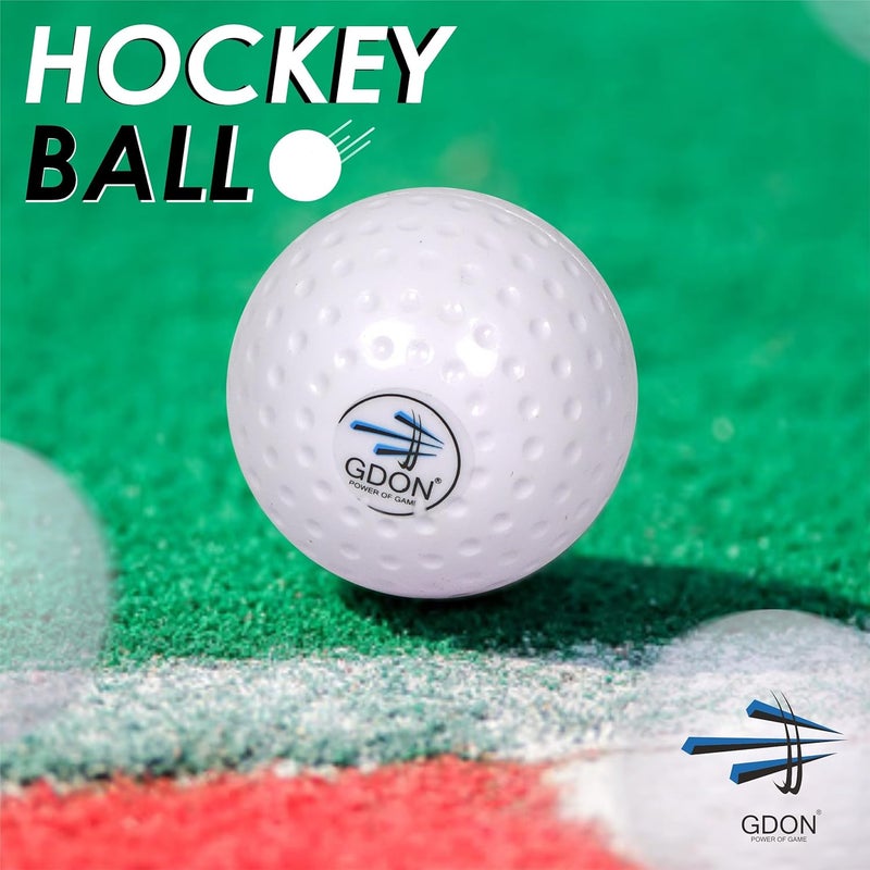 GDON Field Hockey Truf Hollow Practice Match Balls (Pack of 12 White) - Image 5