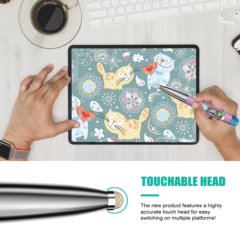 Wireless Optical Pen : Green Triple Mode (2.4G USB + BT 3.0+5.0) - Precise Tracking No Pad Needed Compact Pocket Size Long 450mAh Battery Life for Home Office Travel - Image 5