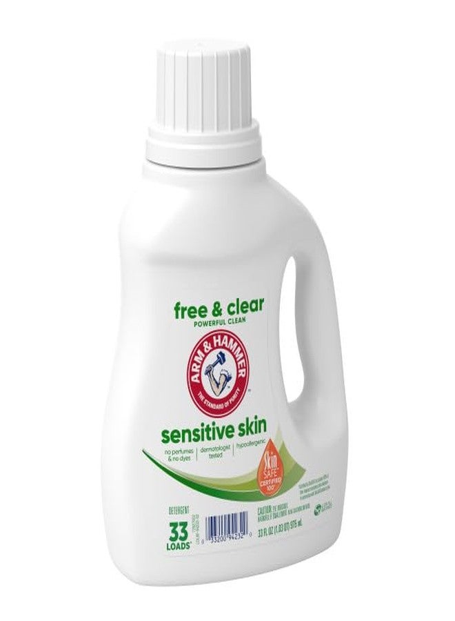 ARM & HAMMER منظف غسيل سائل للبشرة الحساسة خالي من العطور، 33 غسلة، 33 أونصة سائلة - Image 2