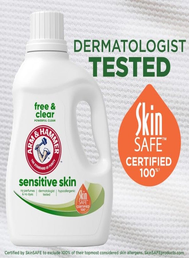 ARM & HAMMER منظف غسيل سائل للبشرة الحساسة خالي من العطور، 33 غسلة، 33 أونصة سائلة - Image 4