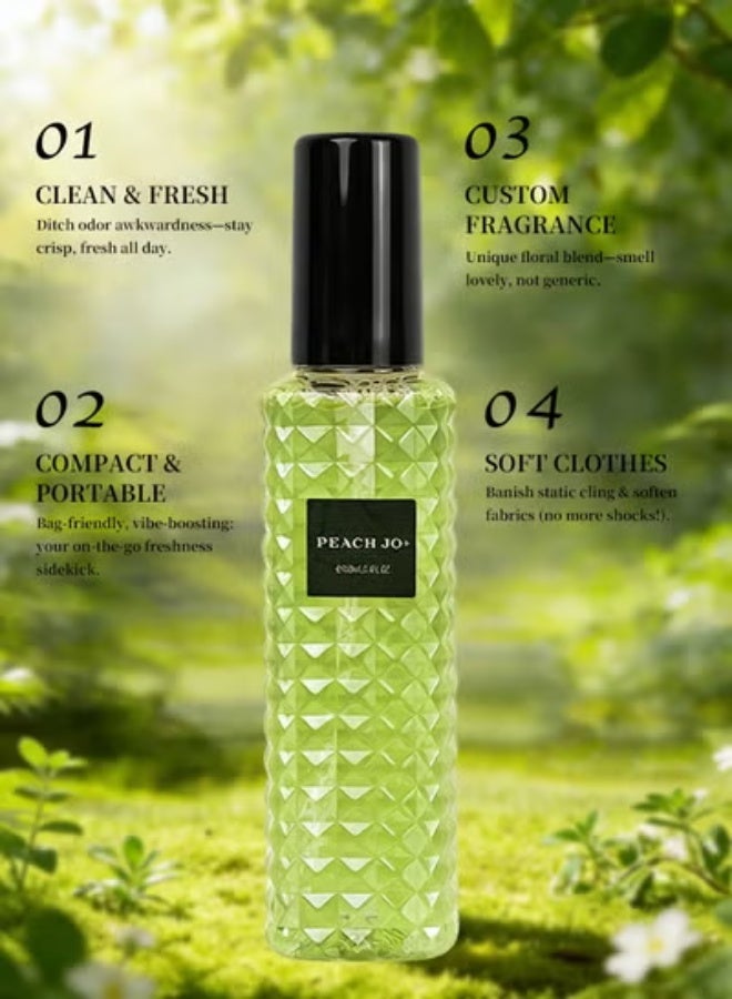 عطر زهري خشبي للنساء، عطر EDP برائحة الورد والأرز طويل الأمد، زجاجة خضراء متعددة الأوجه، عطر أنيق للاستخدام اليومي وهدية لها - Image 2