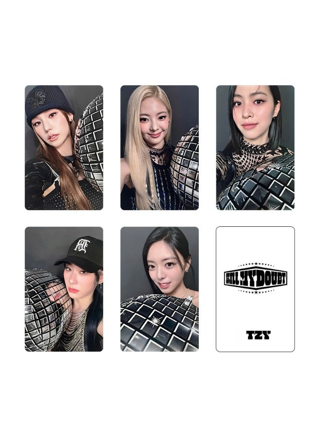 NIBEMINENT 5 Pcs Kpop ITZY KILL MY DOUBT Lomo Cards Card For Fans Collection Gifts - Image 1
