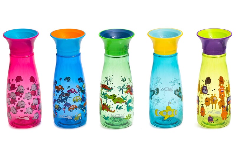 WOW GEAR WOW CUP MINI 360 Sippy Cup, 12 oz / 350 ml (Aruba Blue) - Image 4