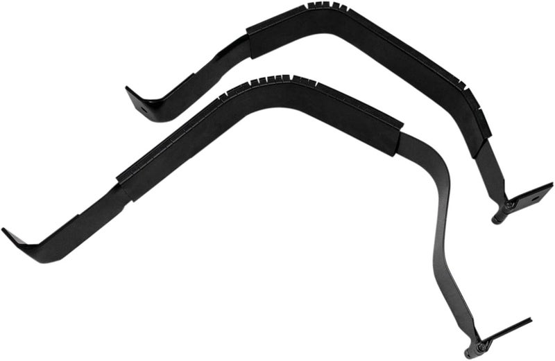 TRQ Fuel Tank Strap Black for 1999-2010 Ford F-250 Super Duty & 1999-2007 F-350 Super Duty - Image 1