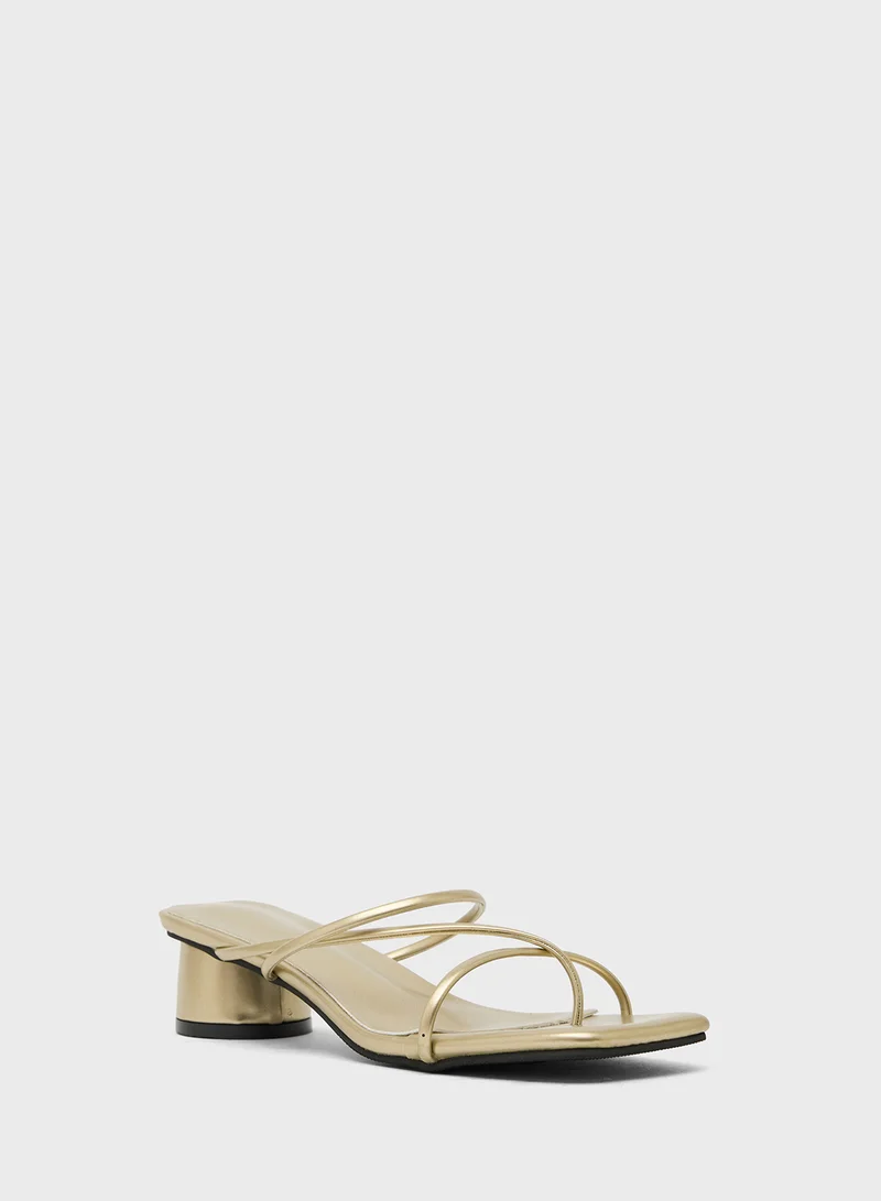 ELLA Low Heeled Sandal