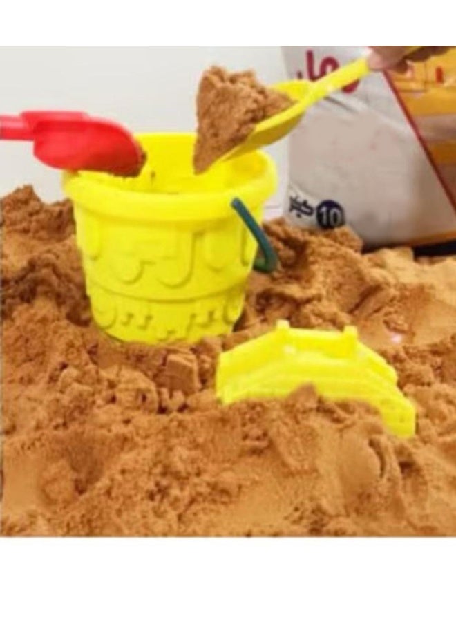 Natural Play Sand for Kids – 10KG Clean and Soft Sand for Castle Building, Sensory Activities, and Indoor/Outdoor Fun  - Image 2