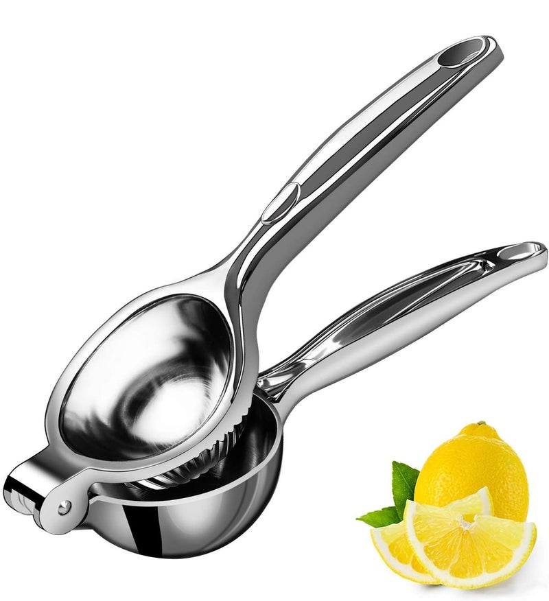 Lemon Squeezer Stainless Steel Manual Citrus Juicer Hand Press For Lemon Orange Lime Quick Single Press Easy Clean Kitchen Tool, Household Kitchen Accessory, XD-10 - Image 1