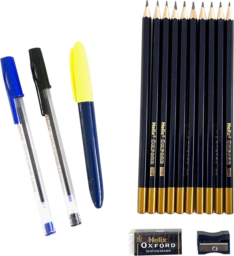 Oxford College Stationery Set 15-Pieces