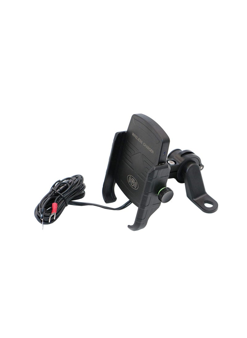 Kean - Kean Motorcycle Wireless Charging Mobile Phone Holder Black - Image 1