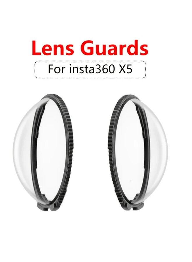 Insta360 X5 Lens Guards And Cover Transparent PC Premium Scratch Resistant High Light Transmittance - Image 2