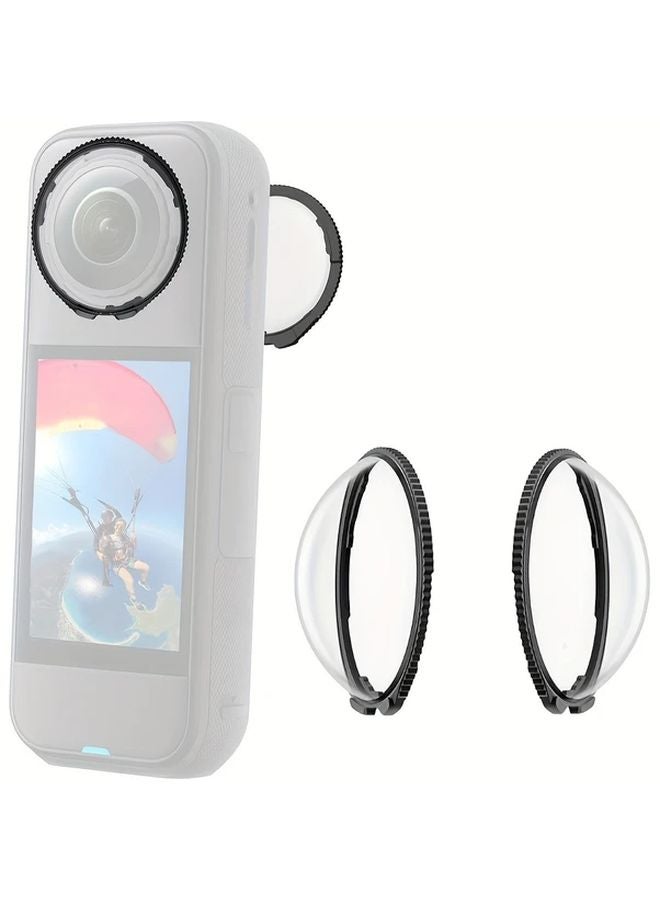 Insta360 X5 Lens Guards And Cover Transparent PC Premium Scratch Resistant High Light Transmittance - Image 3
