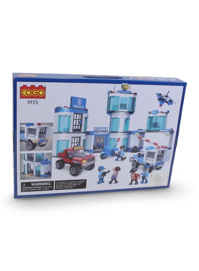 Cogo Police Station Building Blocks Set – 731 Pieces - Image 2