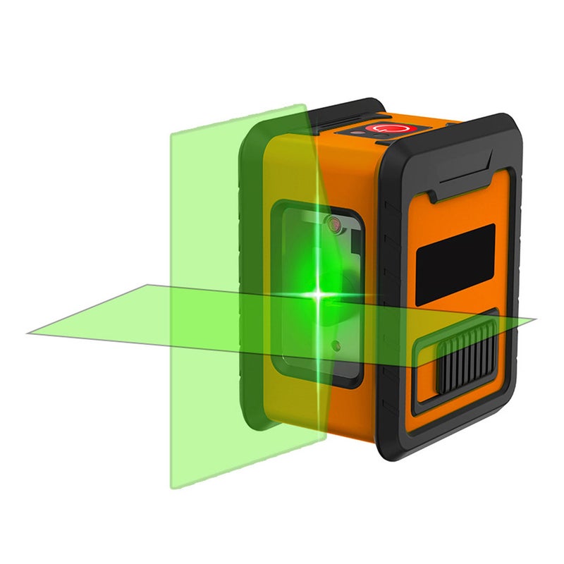 infrared level portable mini green light 2 lines cast line meter high precision strong light level water meter - Image 1