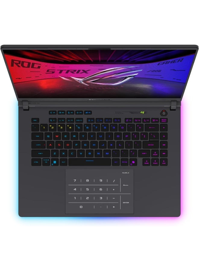 ASUS ROG Strix G16 Gaming Laptop, 16" 2.5K 240Hz Nebula Display, Intel Core Ultra 9 275HX, 16GB DDR5 RAM, 1TB SSD, NVIDIA GeForce RTX 5060 8GB, 4-Zone RGB English Eclipse Grey - Image 4