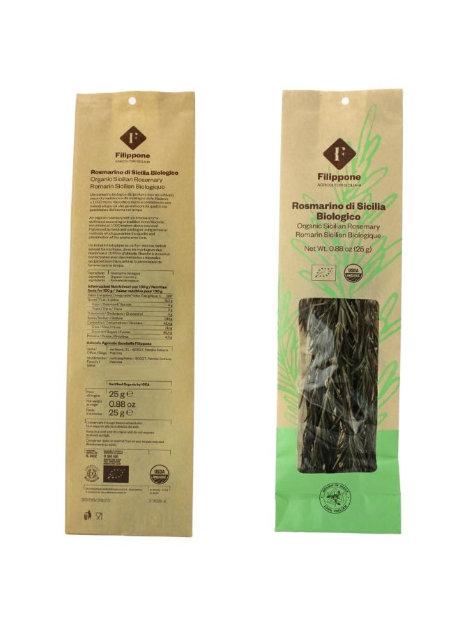 Filippone Organic Sicilian Rosemary Dried Leaves 25 G - Image 3