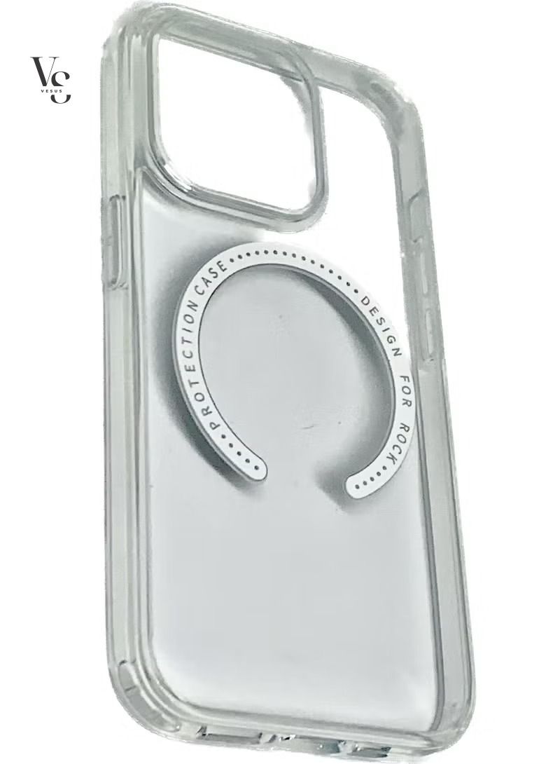 vesus Crystal Clear Impact Protection with magsafe Compatibility for case apple iPhone 14 pro clear  - Image 1