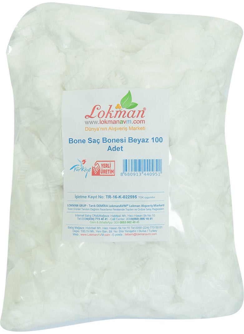 Bonnet Hair Bonnet White 100 Pieces 1 Pack - pzsku/Z543A7046FCA53ED7F5B7Z/45/_/1730578569/eb32728b-5b76-4cfa-8757-bdae0d2c3275