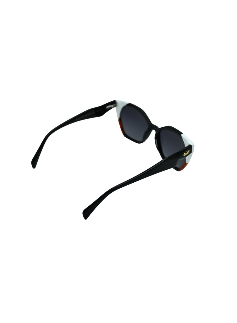 DLS Sunglasses for men and women - Cat Eye Acetate Frame with UV protacted lenses multipurpose use (S0013-C2) - Image 4