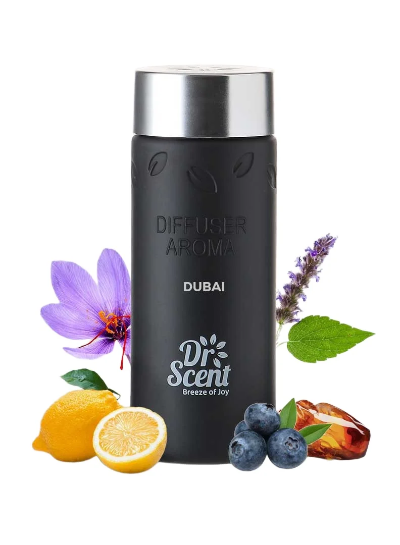 Dr Scent Dr Scent Diffuser Aroma Primum | Dubai Scent - With Gentle and Natural Hints of Blueberry, Safron, White Musk, Rosemary and Amber 170ML