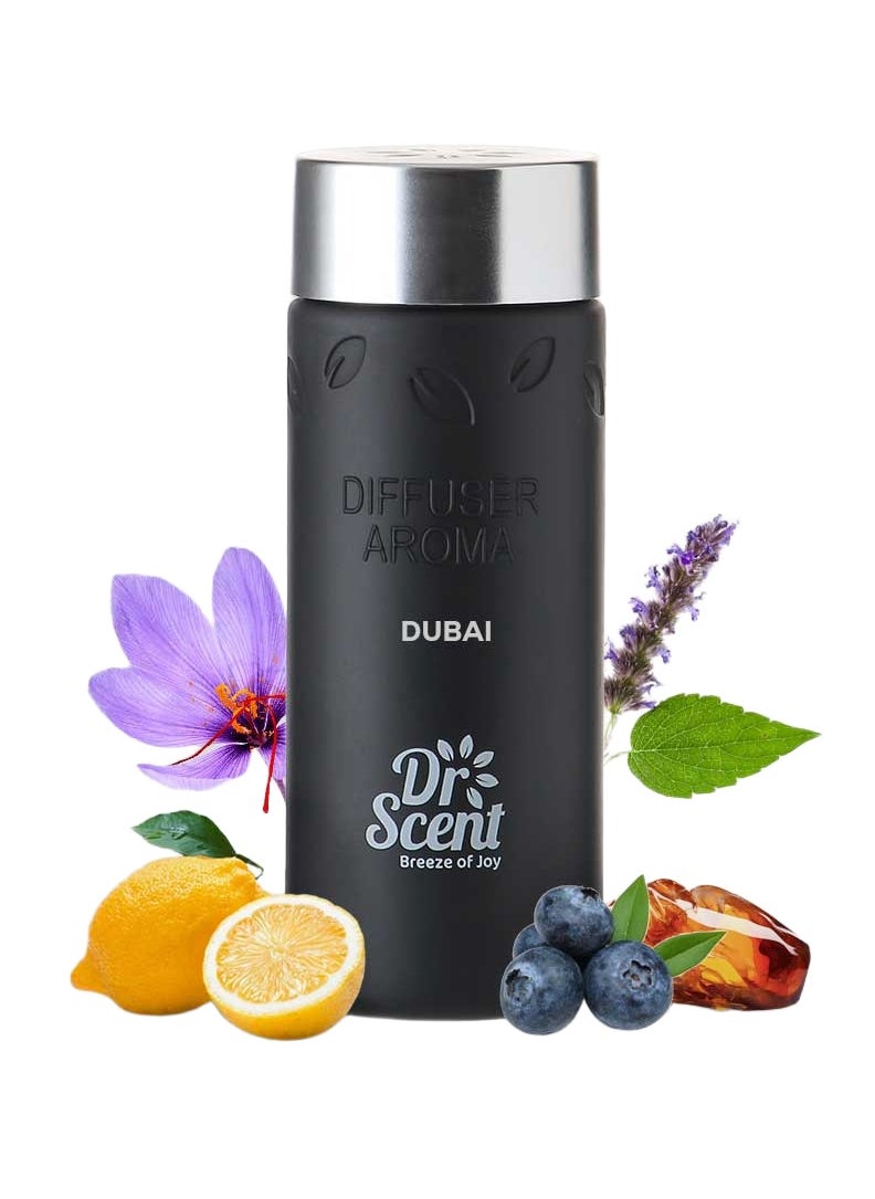 Dr Scent Dr Scent Diffuser Aroma Primum | Dubai Scent - With Gentle and Natural Hints of Blueberry, Safron, White Musk, Rosemary and Amber 170ML  - Image 1