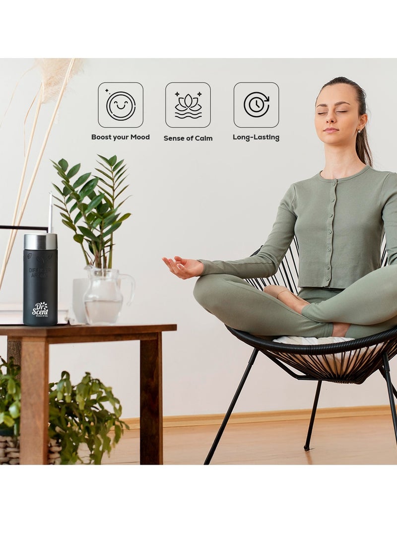 Dr Scent Dr Scent Diffuser Aroma Primum | Dubai Scent - With Gentle and Natural Hints of Blueberry, Safron, White Musk, Rosemary and Amber 170ML  - Image 5