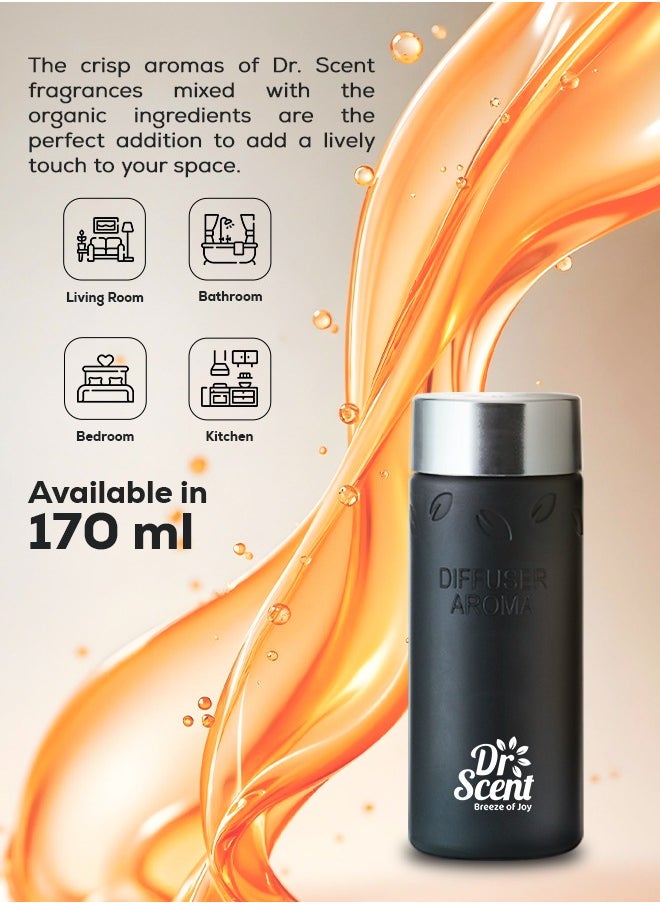 Dr Scent Dr Scent Diffuser Aroma Primum | Dubai Scent - With Gentle and Natural Hints of Blueberry, Safron, White Musk, Rosemary and Amber 170ML  - Image 4