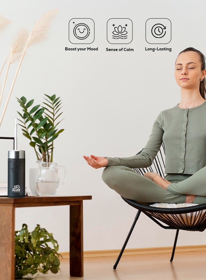 Dr Scent Diffuser Aroma Primum | Dubai Scent - With Gentle and Natural Hints of Blueberry, Safron, White Musk, Rosemary and Amber 170ML - Image 3