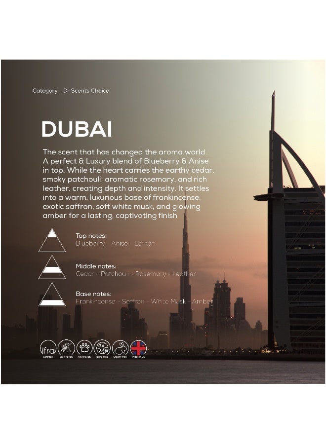 Dr Scent Diffuser Aroma Primum | Dubai Scent - With Gentle and Natural Hints of Blueberry, Safron, White Musk, Rosemary and Amber 170ML - Image 2