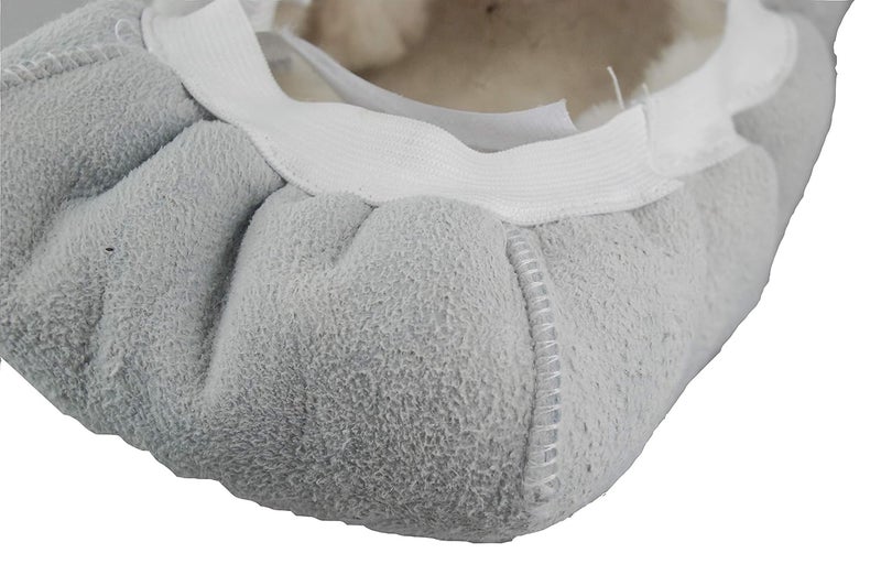 welcomeget Merino Sheepskin Knee Walker Pad Cover high comfortability Cushion for Knee Scooter Accessory Leg Cart Improves Comfort During Injury White - Image 4