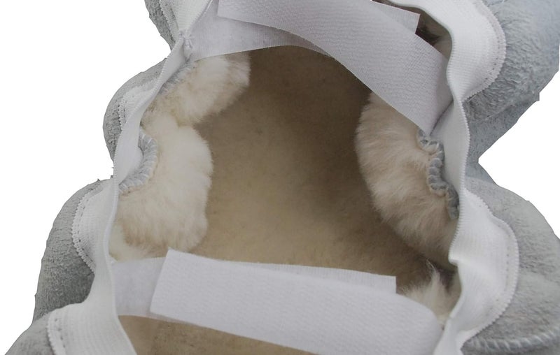 welcomeget Merino Sheepskin Knee Walker Pad Cover high comfortability Cushion for Knee Scooter Accessory Leg Cart Improves Comfort During Injury White - Image 5