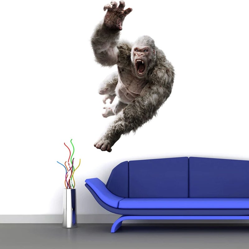 Kt Grup Kt Decoration Gorilla Attack 3D Render Special Edition Wall Sticker