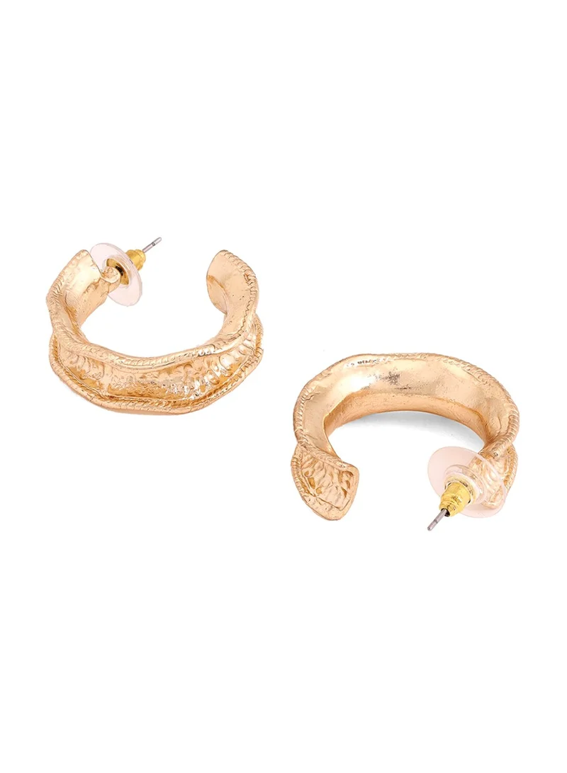 Priyaasi Plated Hoops Earrings