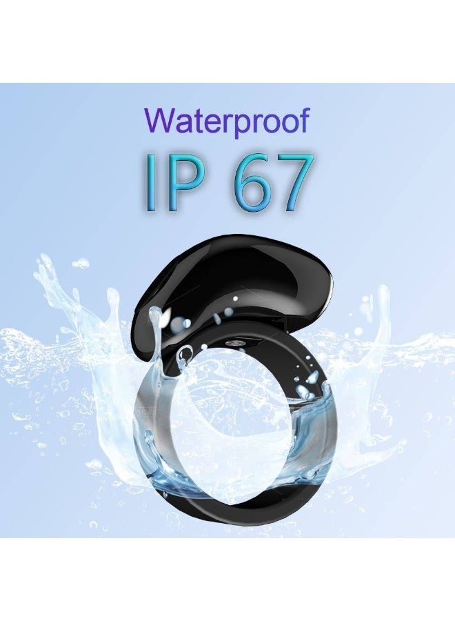 Tasbeeh Smart Tasbeeh Ring iTasbeeh Pro 2026 – Stainless Steel, Two Sizes, OLED Display, Reminders for Dhikr and Prayer_black - Image 1