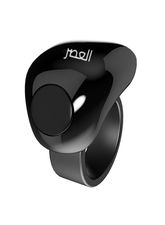 Tasbeeh Smart Tasbeeh Ring iTasbeeh Pro 2026 – Stainless Steel, Two Sizes, OLED Display, Reminders for Dhikr and Prayer_black - Image 5