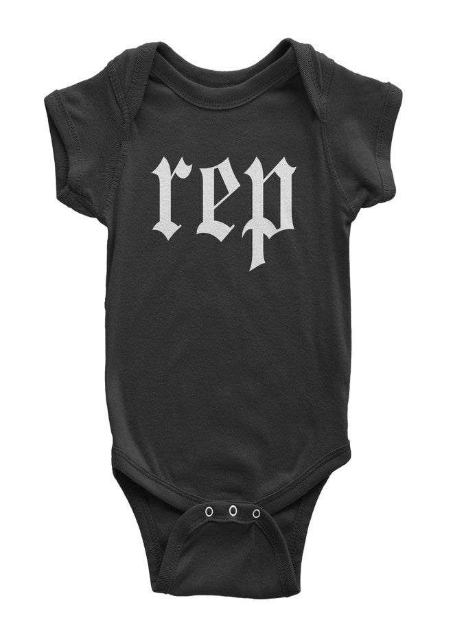 The Pxv One-Piece REP Reputation ERAS 6 Months Black Romper - Image 1